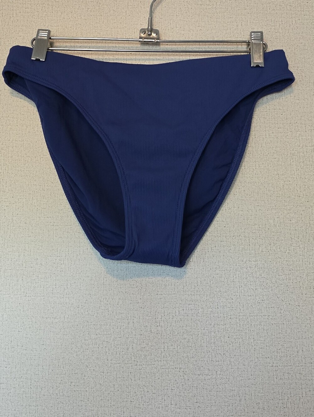 Robin Piccone Navy Ribbed Swim Bottom